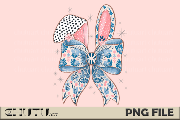 Download Floral Bunny Bow - Easter Aesthetic - Easter aesthetic Collection