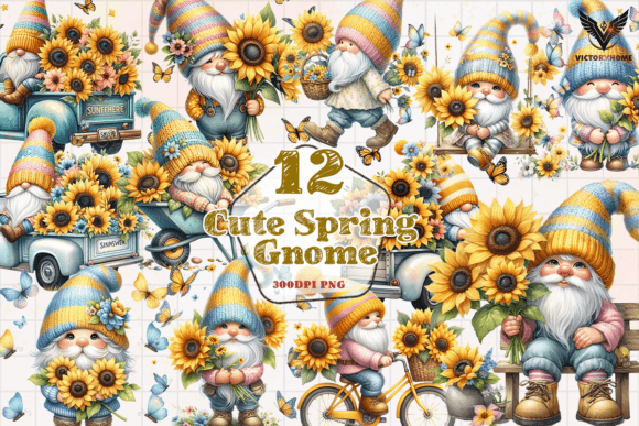 Download Cute Spring Gnome PNG - Premium Resources