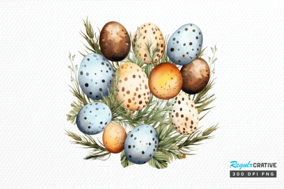 Download Watercolor Eggs Easter Day Clipart Png - Watercolor eggs Collection