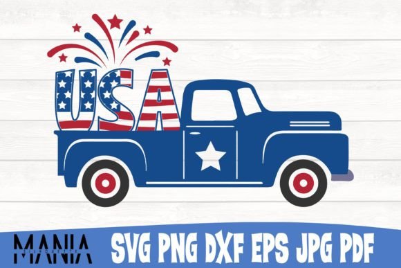 Download American Vintage Truck Svg Cut File - Premium Resources