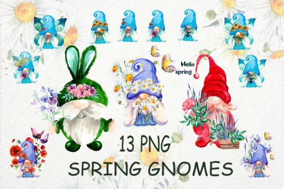 Download Spring Gnome PNG Easter Clipart - Premium Resources