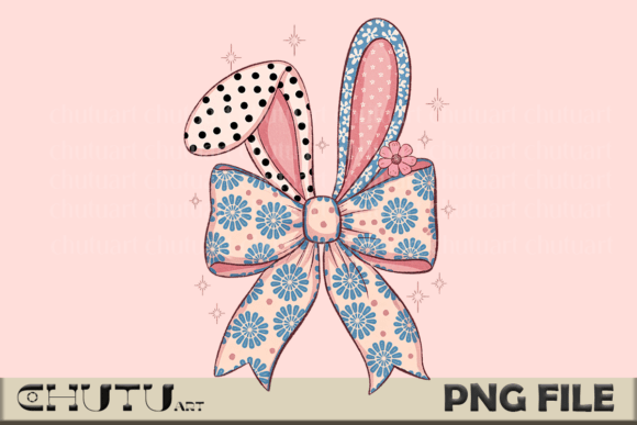Download Floral Bunny Bow - Easter Aesthetic - Easter aesthetic Collection